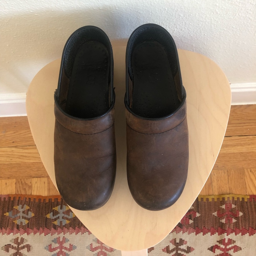 Dansko Professional Clog in Antique Brown/Black